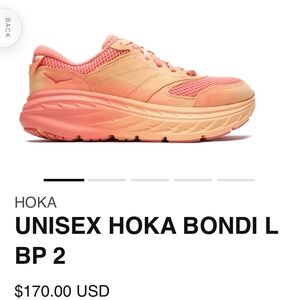 Hoka One One Women’s Bondi L BP 2 - Coral Peach Gradient